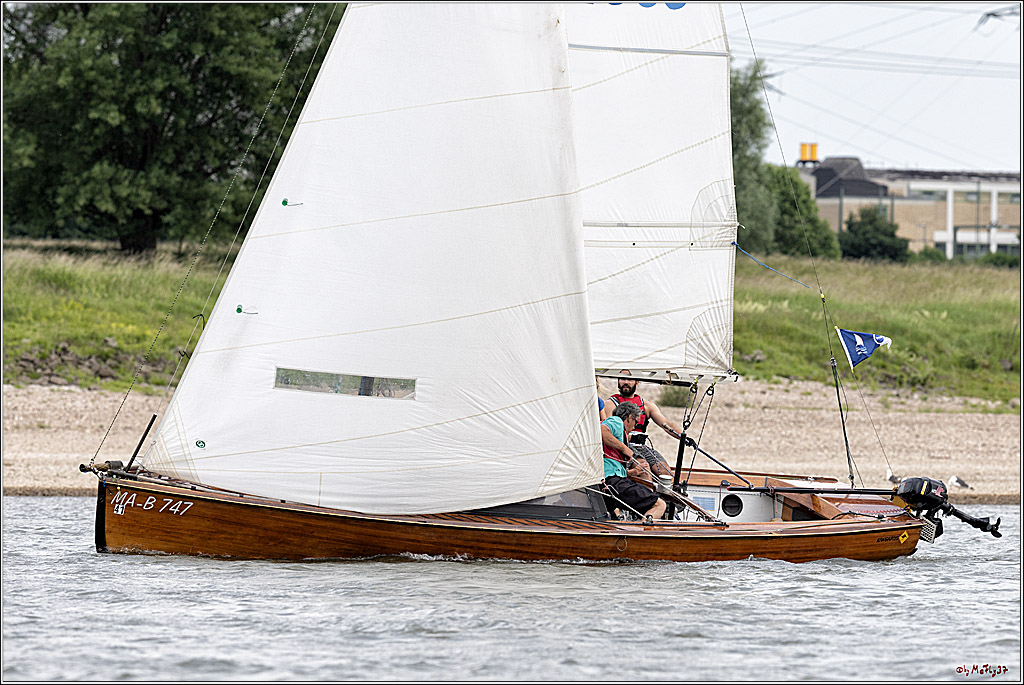 100 Jahre Rheinwoche 2022 - 2. Wettfahrt  Hitdorf - Duesseldorf, 03.06.2022,